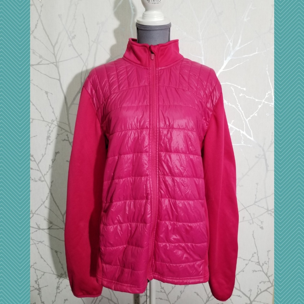 Running Room Hot Pink Insulated Front Track Jacket